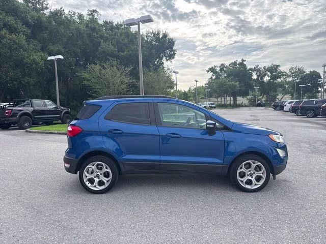 2021 Lightning Blue Metallic Ford EcoSport SE FWD SUV