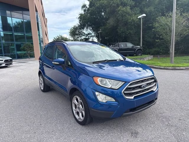2021 Lightning Blue Metallic Ford EcoSport SE FWD SUV