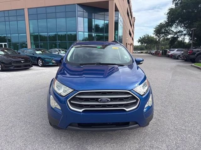 2021 Lightning Blue Metallic Ford EcoSport SE FWD SUV