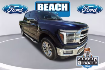 2024 Antimatter Blue Metallic Ford F-150 Lariat 4X4 Truck