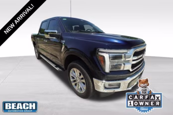 2024 Blue Metallic Ford F-150 Lariat 4X4 Truck