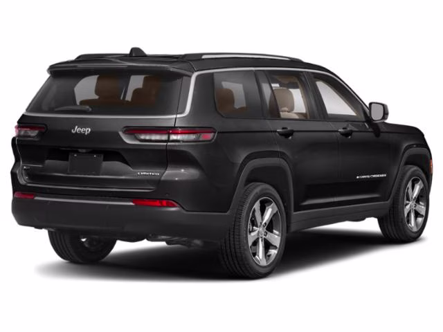 2022 Diamond Black Crystal Pearlcoat Jeep Grand Cherokee L Limited 4X4 SUV