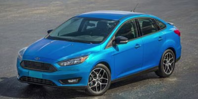 2016 Blue Ford Focus SE FWD Sedan