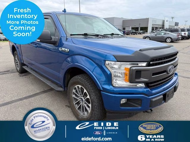 2018 Lightning Blue Ford F-150 XLT 4X4 Truck