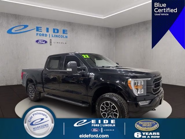 2022 Agate Black Metallic Ford F-150 XLT 4X4 Truck