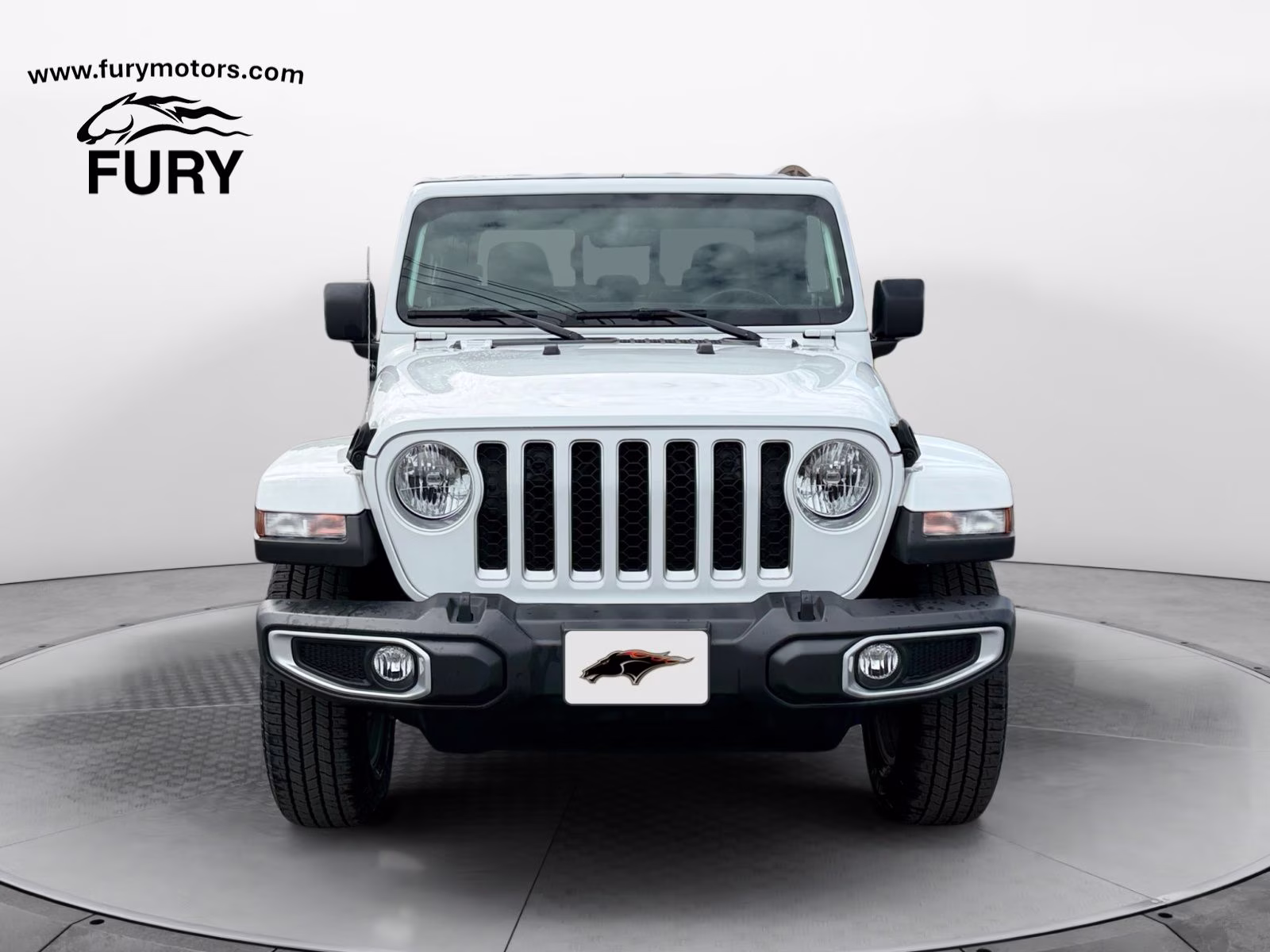 2021 Bright White Clearcoat Jeep Gladiator Overland 4X4 Truck