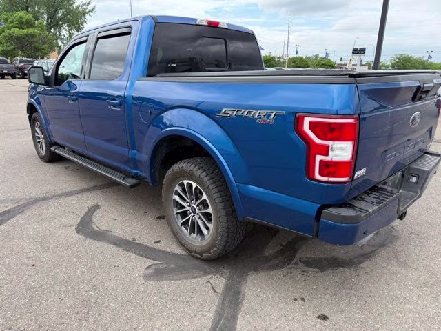 2018 Lightning Blue Ford F-150 XLT 4X4 Truck