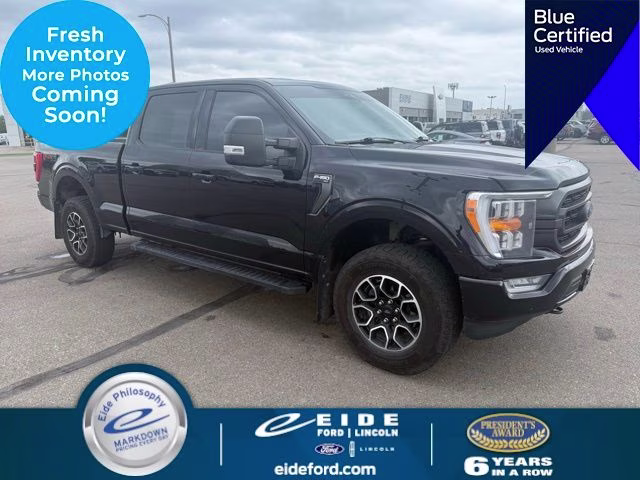 2022 Black Ford F-150 XLT 4X4 Truck