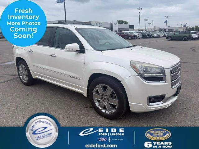 2013 White Diamond Clearcoat GMC Acadia Denali AWD SUV