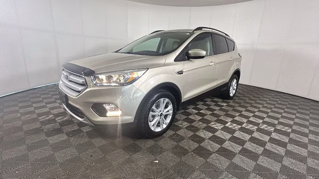 2018 White Gold Metallic Ford Escape SEL FWD SUV