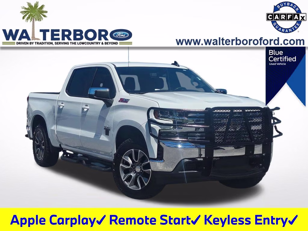 2022 Summit White Chevrolet Silverado 1500 LTD LT 4X4 Truck