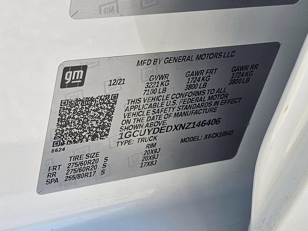 2022 Summit White Chevrolet Silverado 1500 LTD LT 4X4 Truck