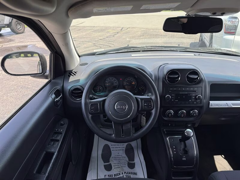 2016 Black Clear Coat Jeep Compass Sport FWD SUV