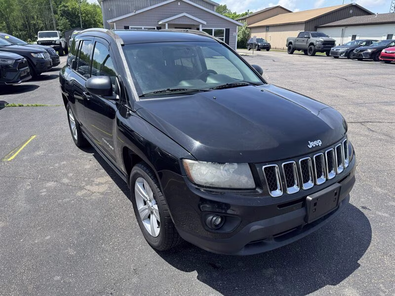 2016 Black Clear Coat Jeep Compass Sport FWD SUV