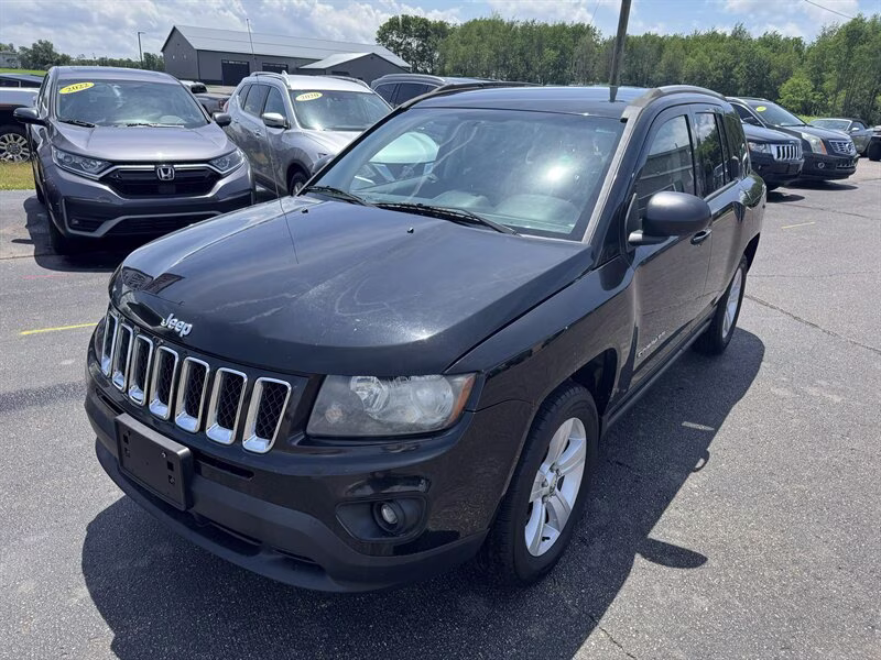 2016 Black Clear Coat Jeep Compass Sport FWD SUV