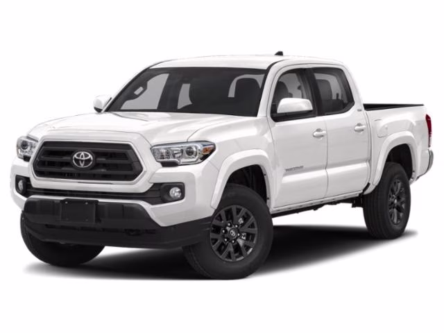 2022 White Toyota Tacoma SR5 V6 4X4 Truck