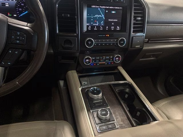 2018 White Platinum Clearcoat Metallic Ford Expedition Max Limited 4X4 SUV