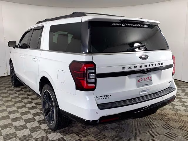 2022 Star White Metallic Tri-Coat Ford Expedition Max Limited 4X4 SUV