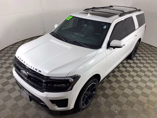 2022 Star White Metallic Tri-Coat Ford Expedition Max Limited 4X4 SUV