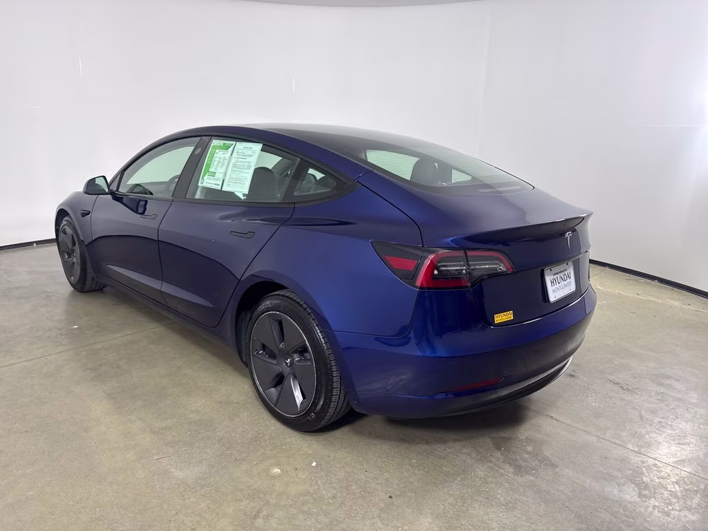 2023 Blue Tesla Model 3 Base RWD Sedan