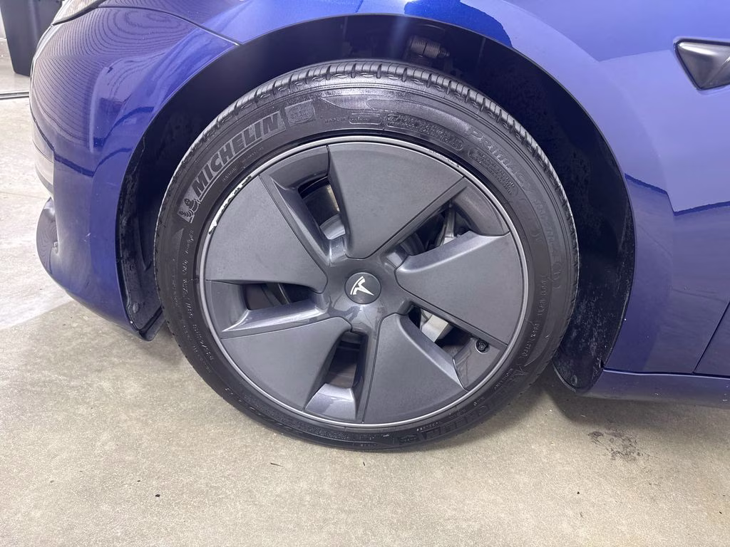 2023 Blue Tesla Model 3 Base RWD Sedan