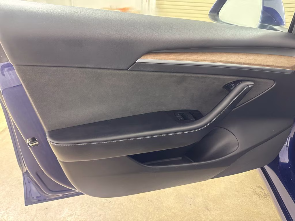 2023 Blue Tesla Model 3 Base RWD Sedan