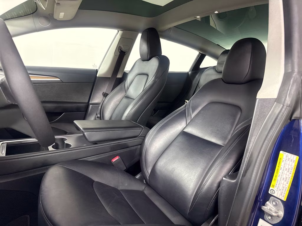 2023 Blue Tesla Model 3 Base RWD Sedan
