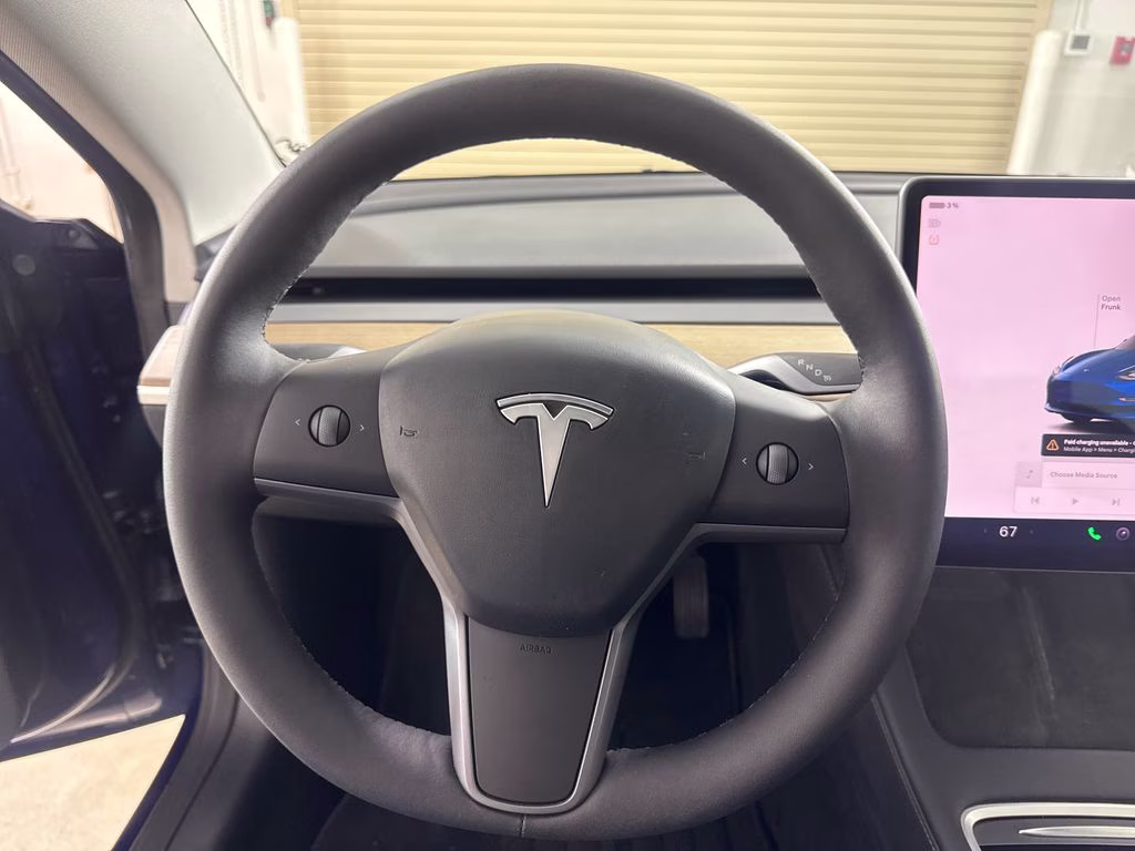 2023 Blue Tesla Model 3 Base RWD Sedan
