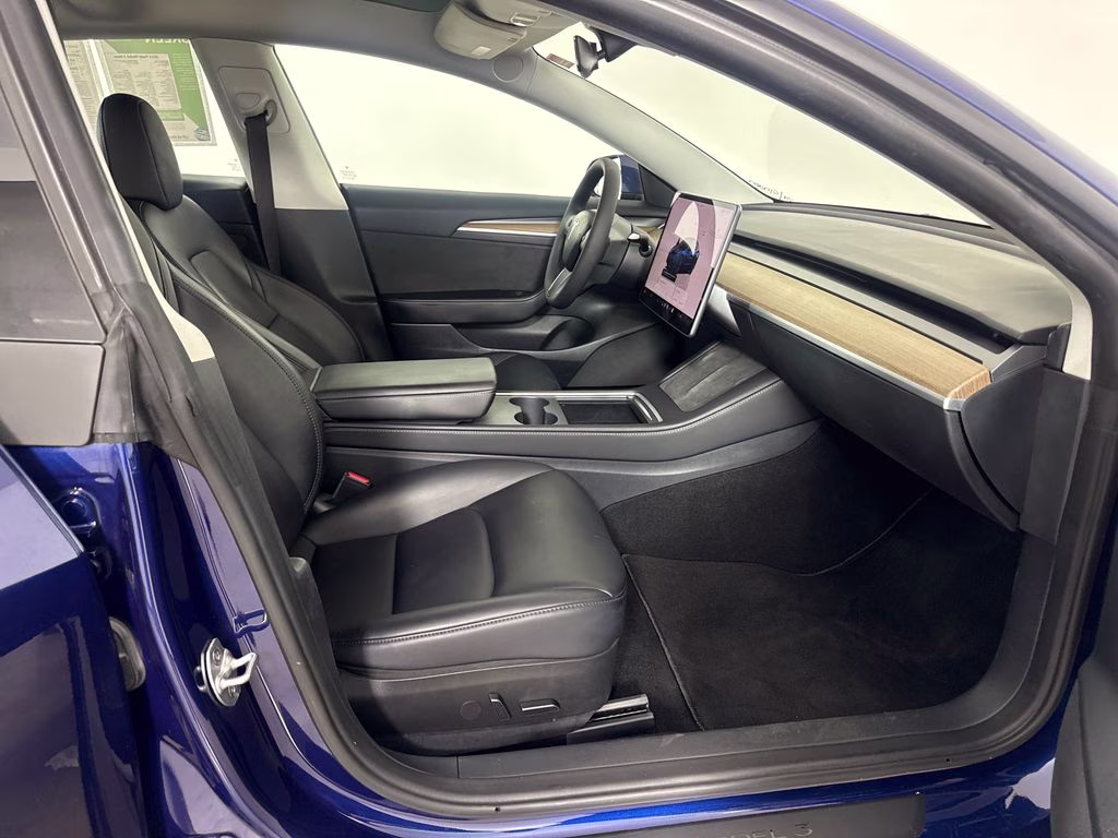 2023 Blue Tesla Model 3 Base RWD Sedan