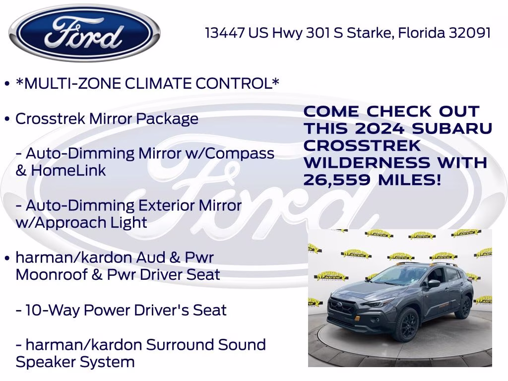 2024 Magnetite Gray Metallic Subaru Crosstrek Wilderness AWD SUV