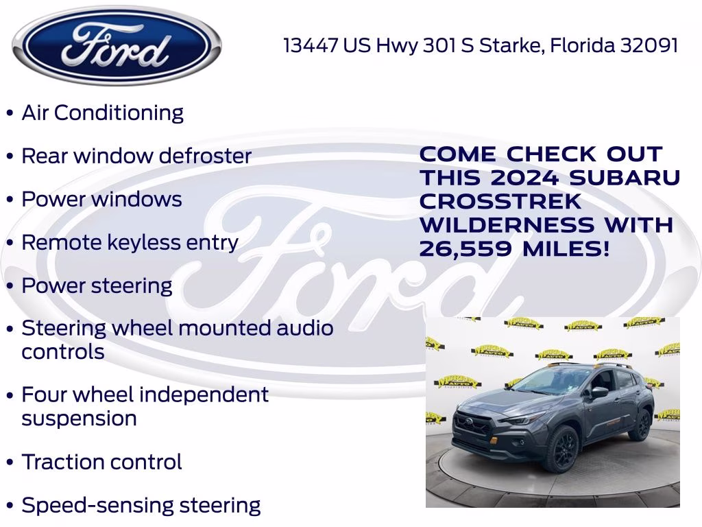 2024 Magnetite Gray Metallic Subaru Crosstrek Wilderness AWD SUV