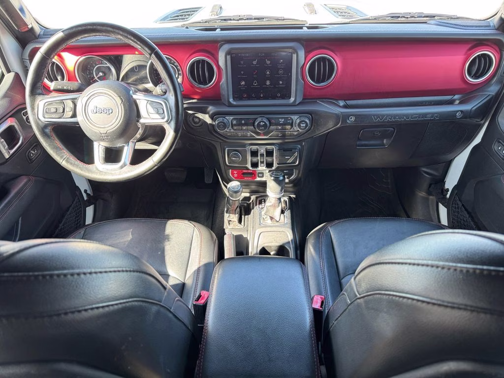 2020 Bright White Clearcoat Jeep Wrangler Unlimited Rubicon 4X4 SUV