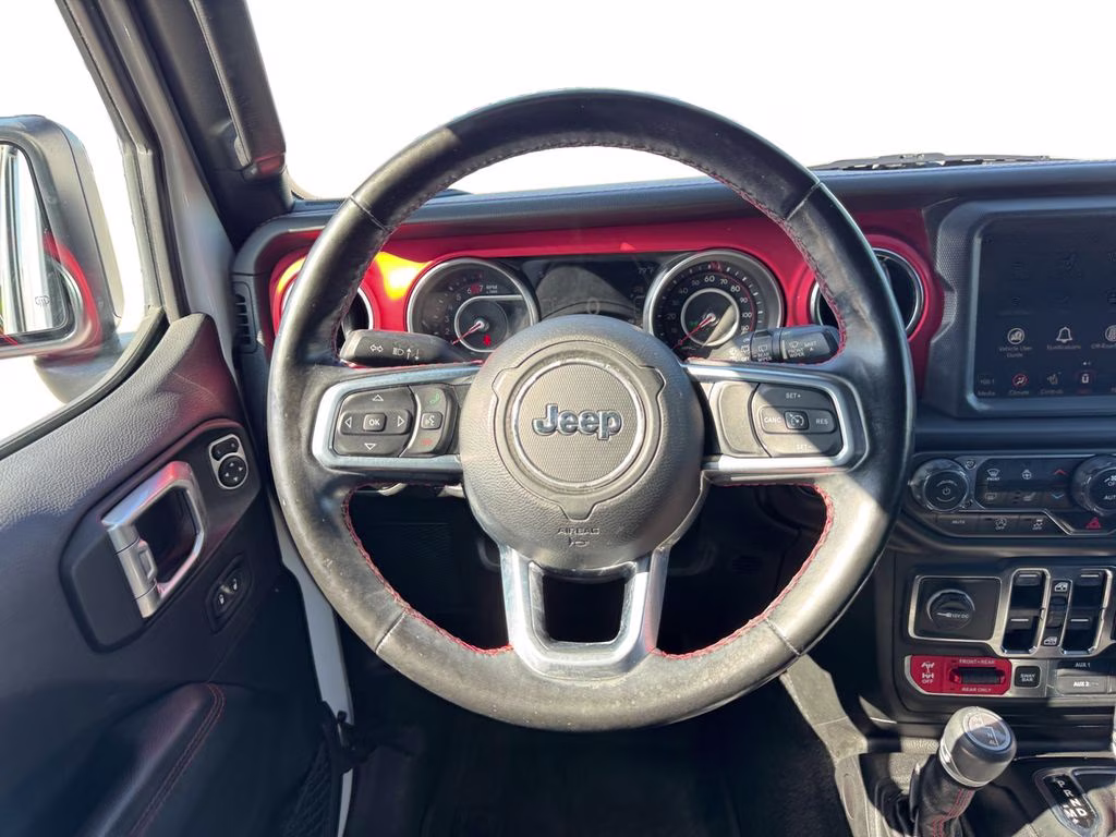 2020 Bright White Clearcoat Jeep Wrangler Unlimited Rubicon 4X4 SUV