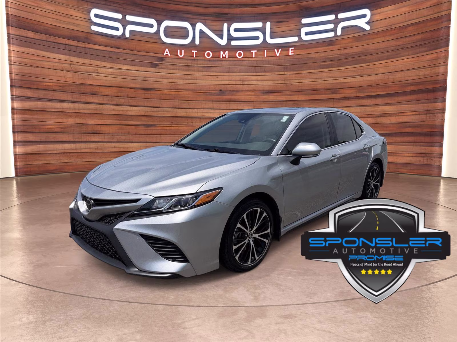 2020 Celestial Silver Metallic Toyota Camry SE FWD Sedan