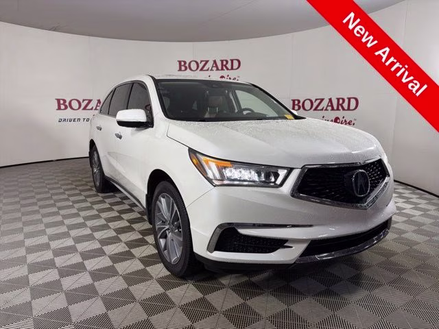 2018 White Acura MDX 3.5L w/Technology Package FWD SUV