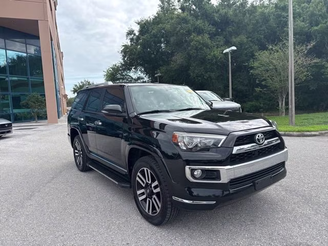 2018 Midnight Black Metallic Toyota 4Runner Limited 4X4 SUV