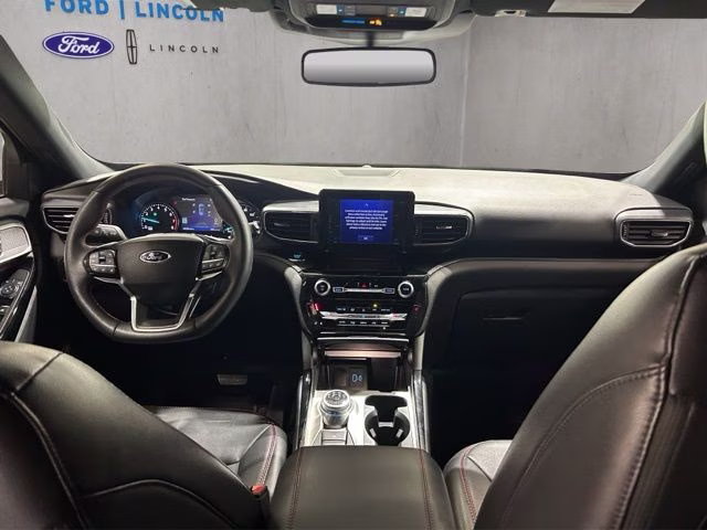 2022 Star White Metallic Tri-Coat Ford Explorer ST-Line 4X4 SUV