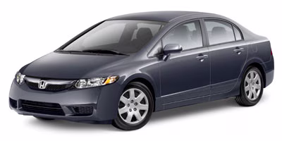 2011 Blue Honda Civic LX FWD Sedan