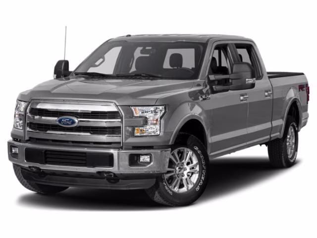 2015 Silver Ford F-150 Lariat 4X4 Truck