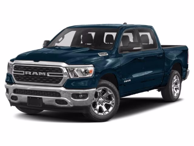 2022 Patriot Blue Pearlcoat Ram 1500 Big Horn/Lone Star 4X4 Truck