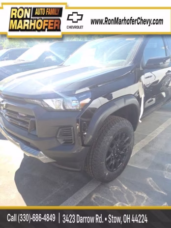 2026 Black Chevrolet Colorado Trail Boss 4X4 Truck