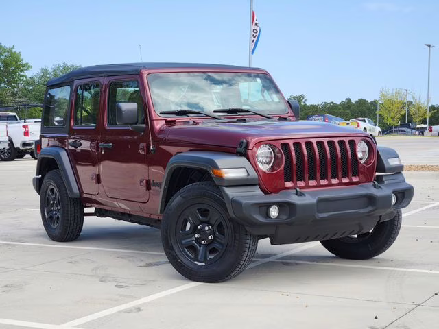 2021 Snazzberry Pearlcoat Jeep Wrangler Unlimited Sport 4X4 SUV