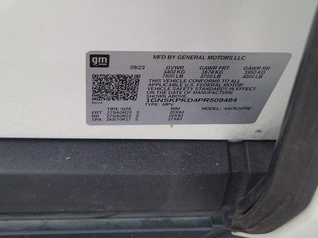 2023 Summit White Chevrolet Tahoe Z71 4X4 SUV