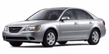 2009 Powder White Pearl Hyundai Sonata GLS V6 FWD Sedan