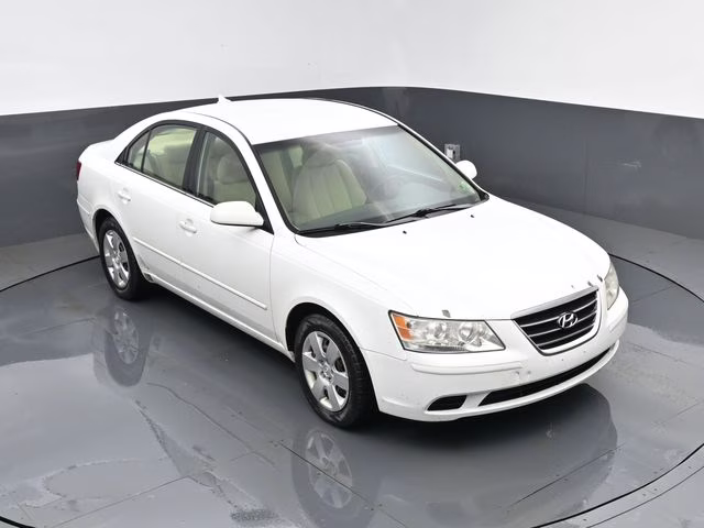 2009 Powder White Pearl Hyundai Sonata GLS V6 FWD Sedan