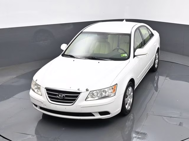 2009 Powder White Pearl Hyundai Sonata GLS V6 FWD Sedan