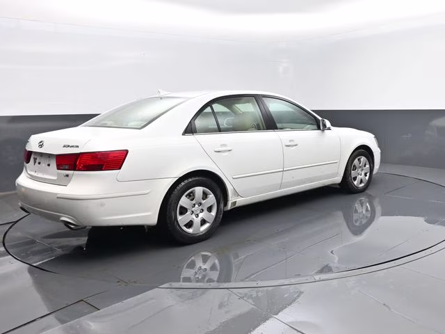 2009 Powder White Pearl Hyundai Sonata GLS V6 FWD Sedan