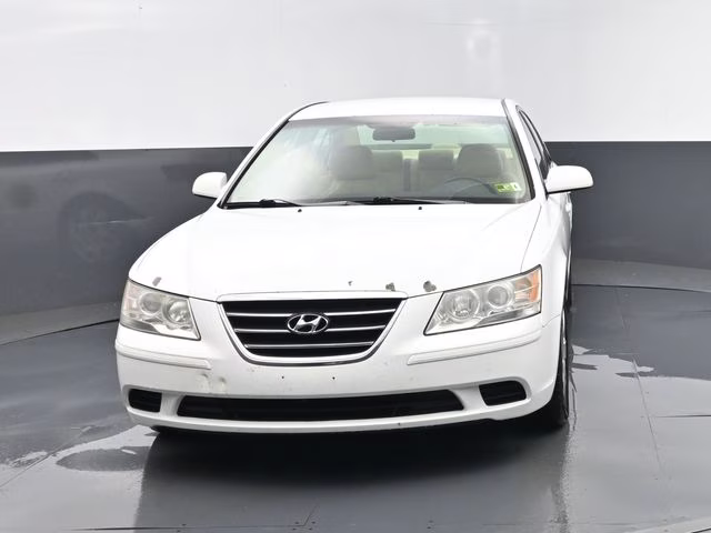 2009 Powder White Pearl Hyundai Sonata GLS V6 FWD Sedan
