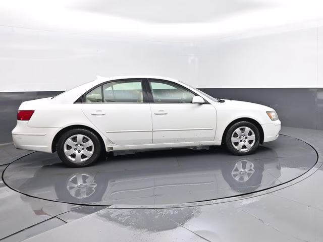 2009 Powder White Pearl Hyundai Sonata GLS V6 FWD Sedan