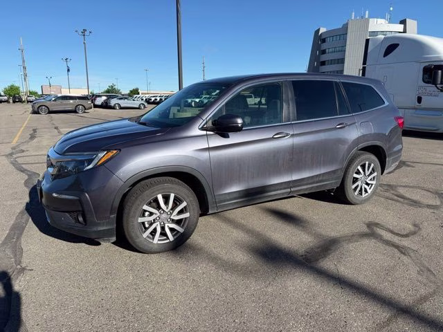 2020 Modern Steel Metallic Honda Pilot EX-L AWD SUV
